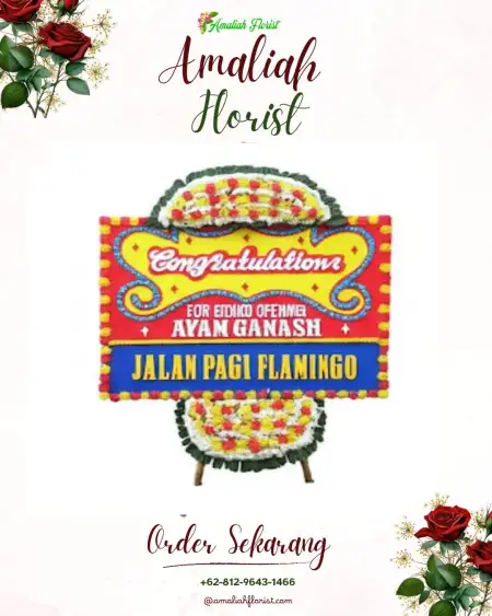 Sewa Papan Bunga Sape
